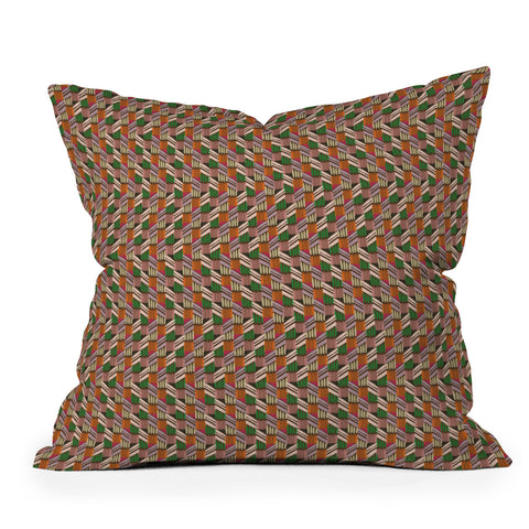 Pimlada Phuapradit mini weave 1 Throw Pillow