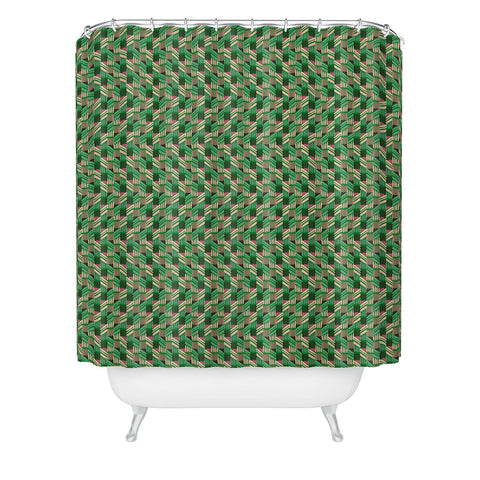 Pimlada Phuapradit Mini weave 2 Shower Curtain
