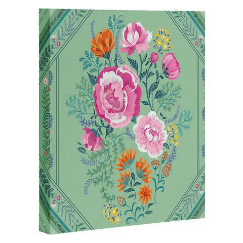 Pimlada Phuapradit Mint Roses Art Canvas