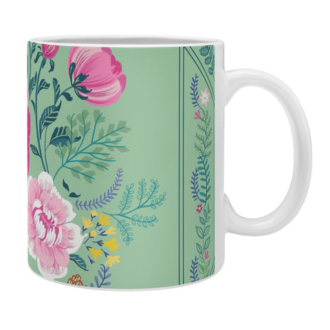 Pimlada Phuapradit Mint Roses Coffee Mug