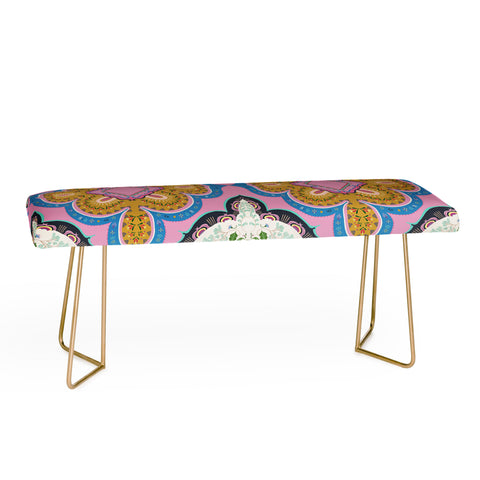 Pimlada Phuapradit Mirror Tiles Bench