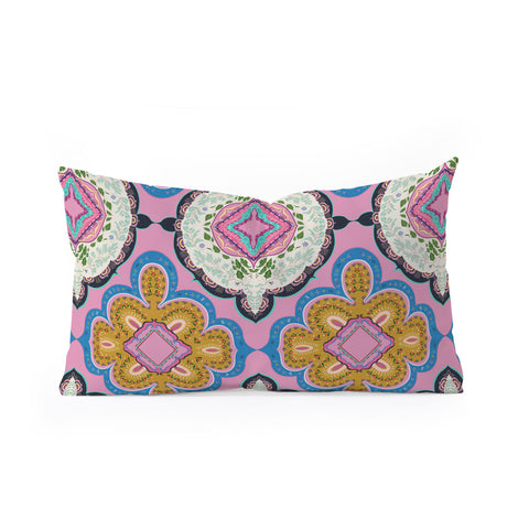 Pimlada Phuapradit Mirror Tiles Oblong Throw Pillow