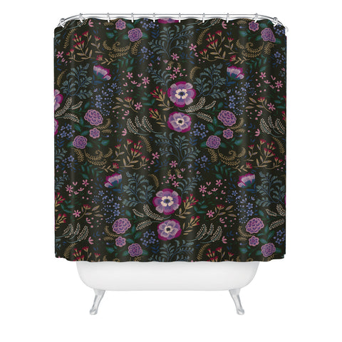 Pimlada Phuapradit Misty Willow Shower Curtain