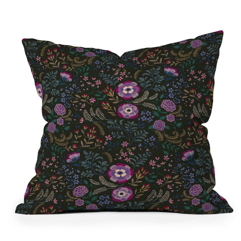 Pimlada Phuapradit Misty Willow Throw Pillow
