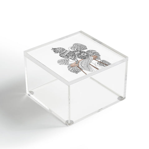 Pimlada Phuapradit Monstera Cat Acrylic Box
