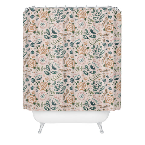 Pimlada Phuapradit Monstera Obliqua Shower Curtain