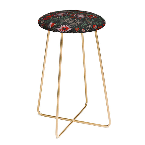 Pimlada Phuapradit Mystic Floral 1 Counter Stool