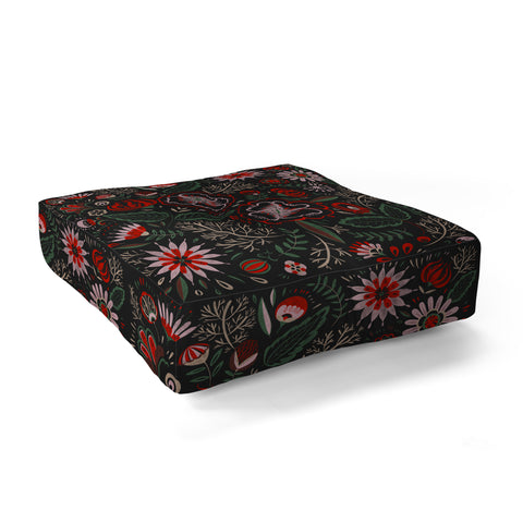 Pimlada Phuapradit Mystic Floral 1 Floor Pillow Square