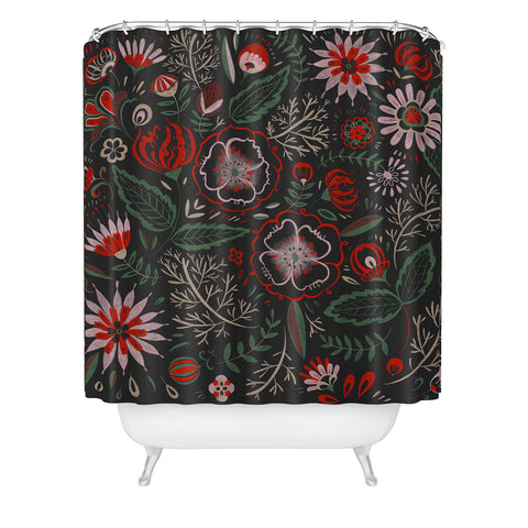 Pimlada Phuapradit Mystic Floral 1 Shower Curtain