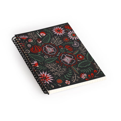 Pimlada Phuapradit Mystic Floral 1 Spiral Notebook