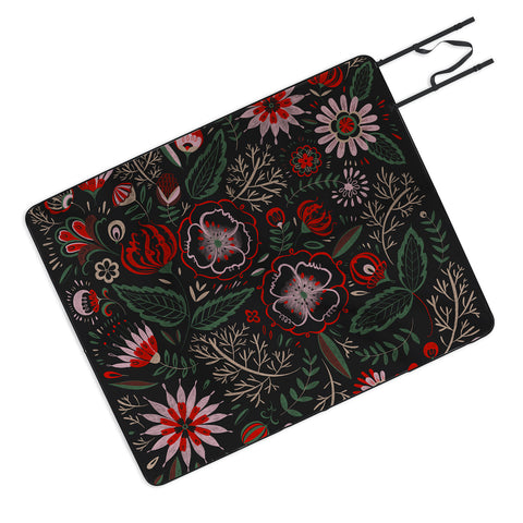 Pimlada Phuapradit Mystic Floral 1 Picnic Blanket