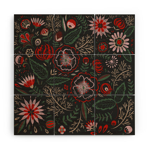Pimlada Phuapradit Mystic Floral 1 Wood Wall Mural