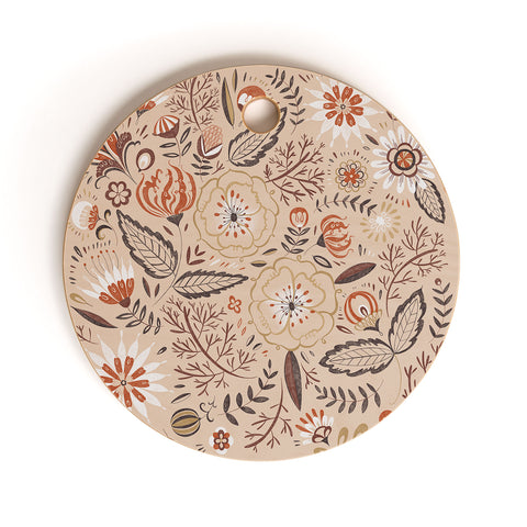 Pimlada Phuapradit Mystic Floral 2 Cutting Board Round
