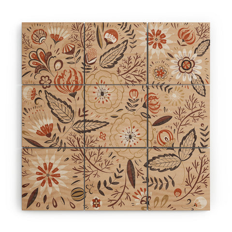 Pimlada Phuapradit Mystic Floral 2 Wood Wall Mural