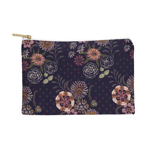 Pimlada Phuapradit Navy bouquet Pouch