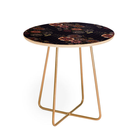 Pimlada Phuapradit Navy bouquet Round Side Table