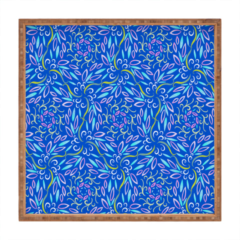 Pimlada Phuapradit Neon blue Square Tray