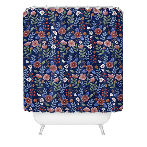 Pimlada Phuapradit Night Garden 03 Shower Curtain