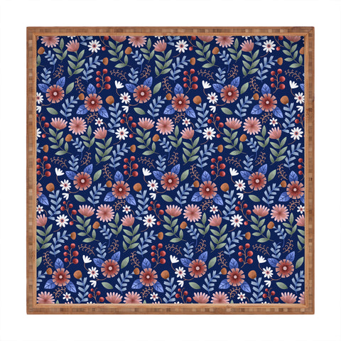 Pimlada Phuapradit Night Garden 03 Square Tray