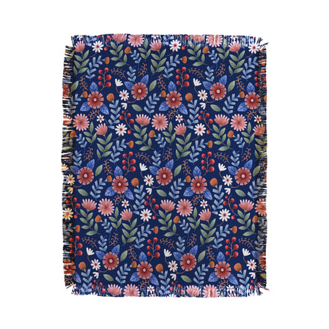 Pimlada Phuapradit Night Garden 03 Throw Blanket