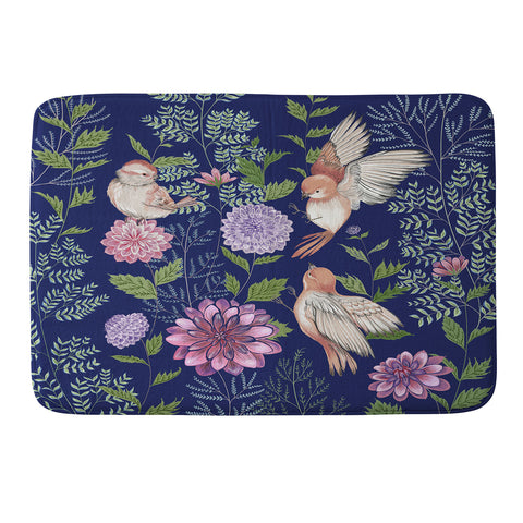 Pimlada Phuapradit Night Garden Memory Foam Bath Mat