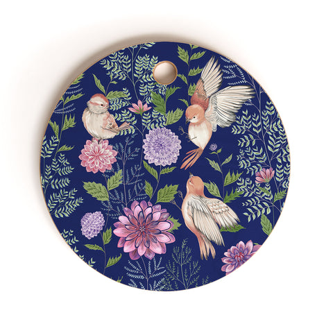 Pimlada Phuapradit Night Garden Cutting Board Round