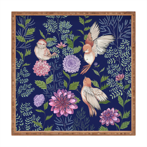 Pimlada Phuapradit Night Garden Square Tray