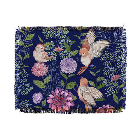 Pimlada Phuapradit Night Garden Throw Blanket