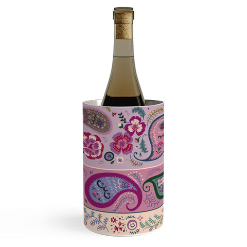Pimlada Phuapradit Paisley and floral stripes Wine Chiller