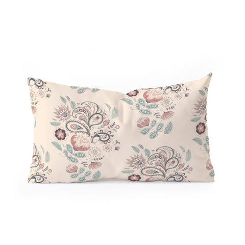 Pimlada Phuapradit Paisley Harmony Oblong Throw Pillow