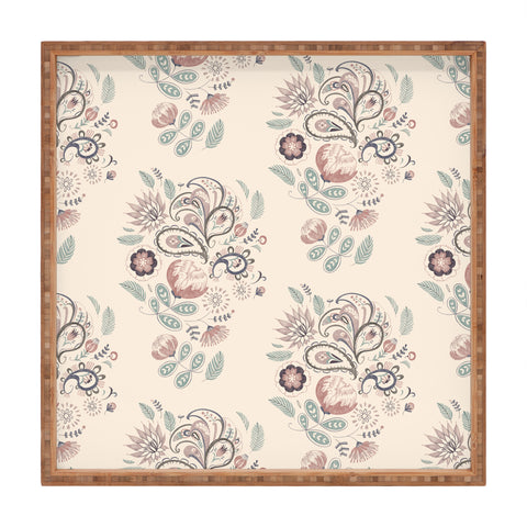 Pimlada Phuapradit Paisley Harmony Square Tray