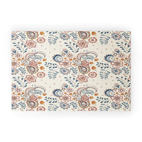Pimlada Phuapradit Paisley with floral Welcome Mat