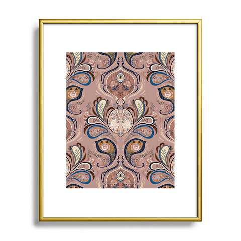 Pimlada Phuapradit Paisleys and damasks Metal Framed Art Print