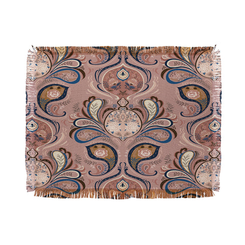 Pimlada Phuapradit Paisleys and damasks Throw Blanket