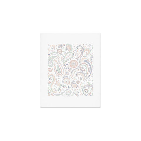 Pimlada Phuapradit pale paisley Art Print