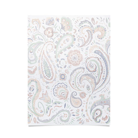 Pimlada Phuapradit pale paisley Poster