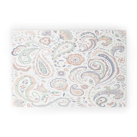 Pimlada Phuapradit pale paisley Welcome Mat