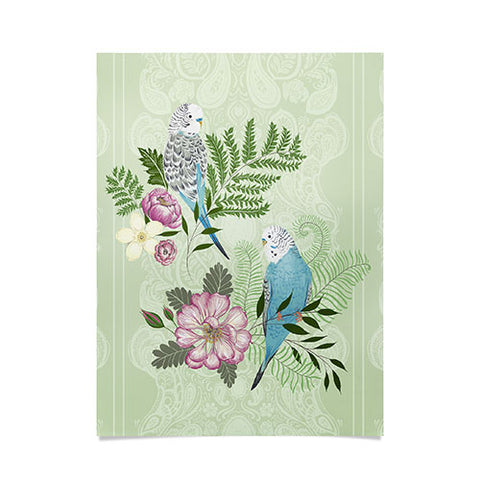 Pimlada Phuapradit Parakeets Poster