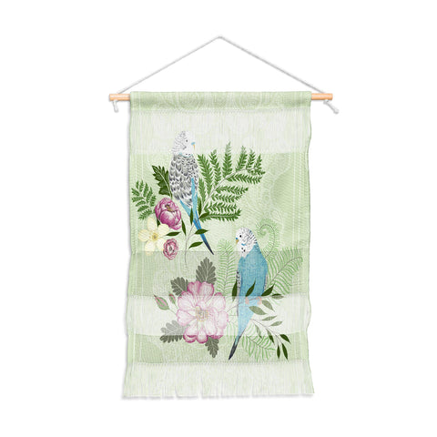 Pimlada Phuapradit Parakeets Wall Hanging Portrait