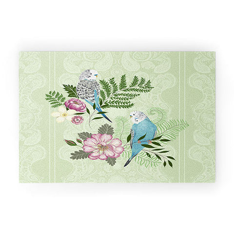 Pimlada Phuapradit Parakeets Welcome Mat
