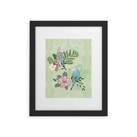 Pimlada Phuapradit Parakeets Framed Art Print