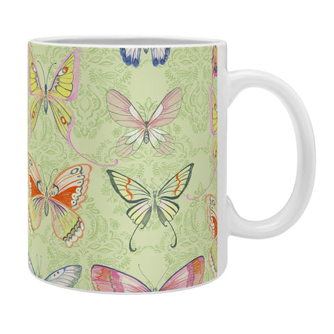 Pimlada Phuapradit Pastel Butterflies Coffee Mug