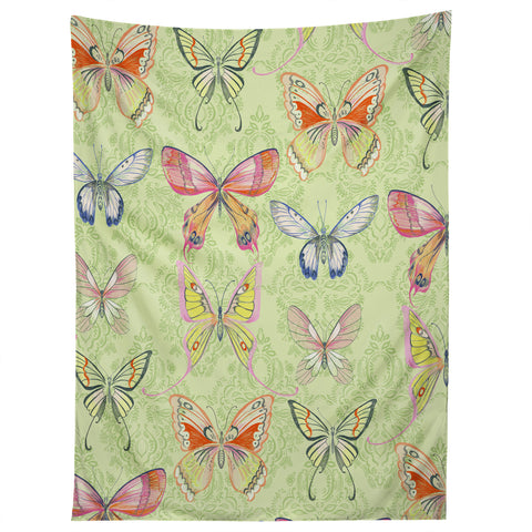 Pimlada Phuapradit Pastel Butterflies Tapestry