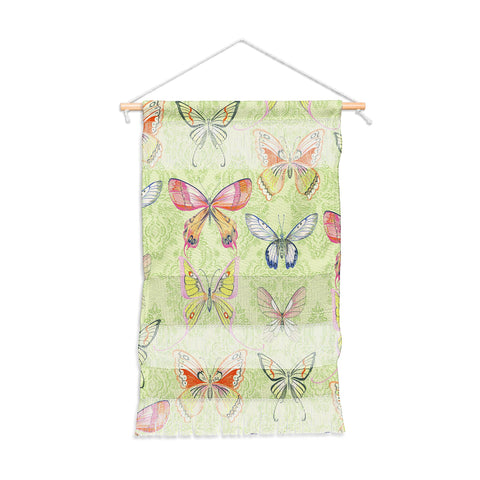 Pimlada Phuapradit Pastel Butterflies Wall Hanging Portrait