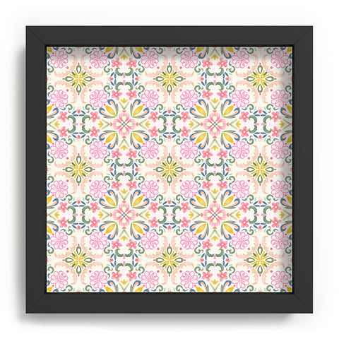 Pimlada Phuapradit Pastel Floral tile Recessed Framing Square