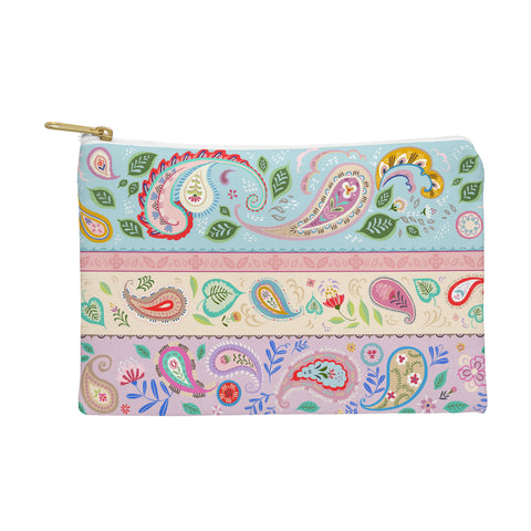 Pimlada Phuapradit Pastel Paisley Stripes Pouch