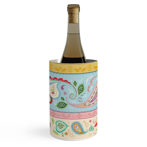 Pimlada Phuapradit Pastel Paisley Stripes Wine Chiller