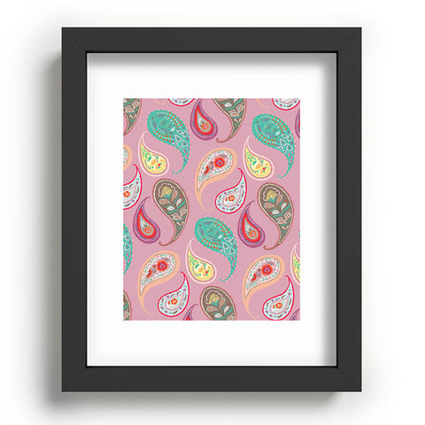 Pimlada Phuapradit Pastel Paisleys Recessed Framing Rectangle