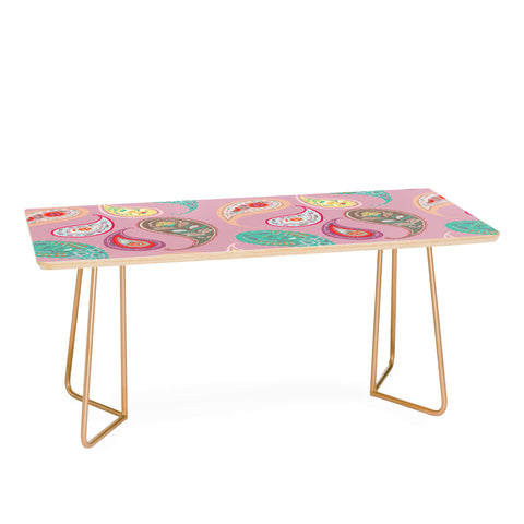 Pimlada Phuapradit Pastel Paisleys Coffee Table