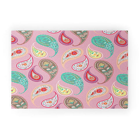 Pimlada Phuapradit Pastel Paisleys Welcome Mat